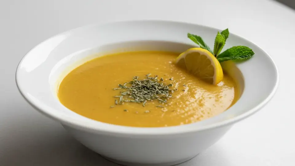 Kasede limonlu mercimek çorbası